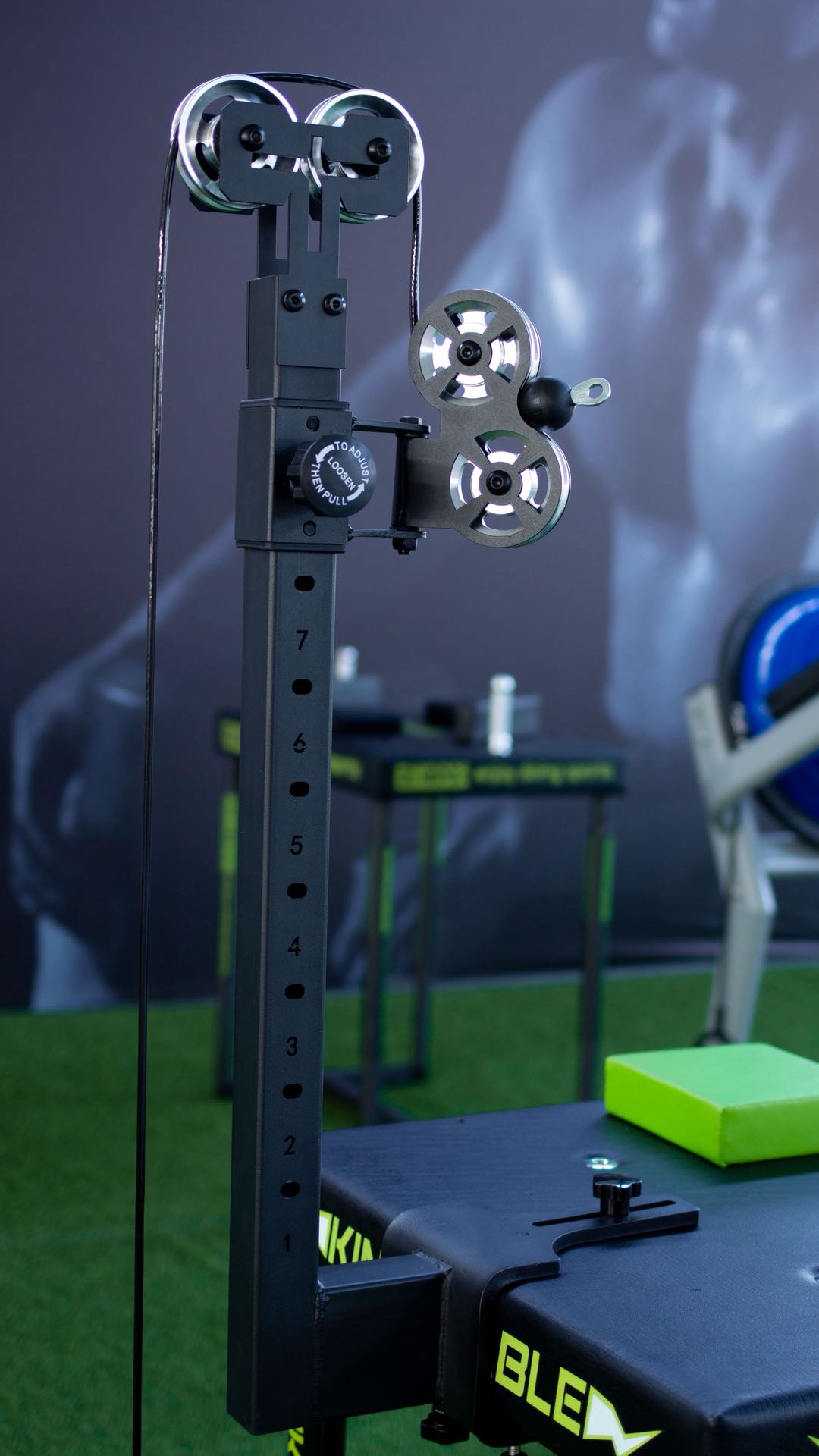 Pulley for håndbak bord.